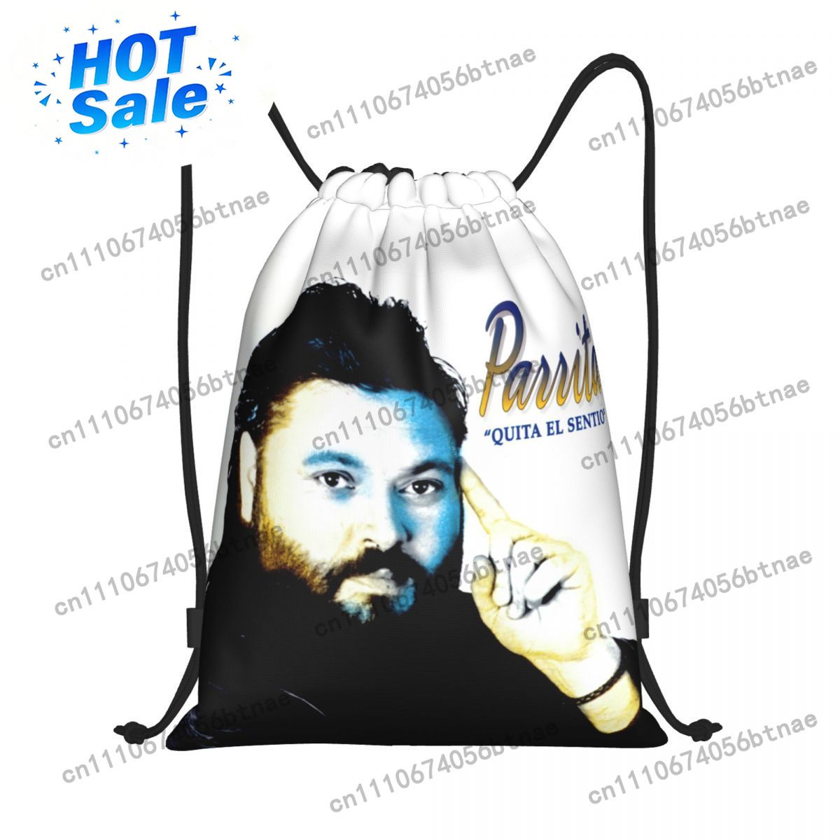 Drawstring Gym Bag - カスタムビセンテデカストロパリータ巾着バッグ男性女性軽量スペインフラメンコ歌手スポーツジム収納バックパック