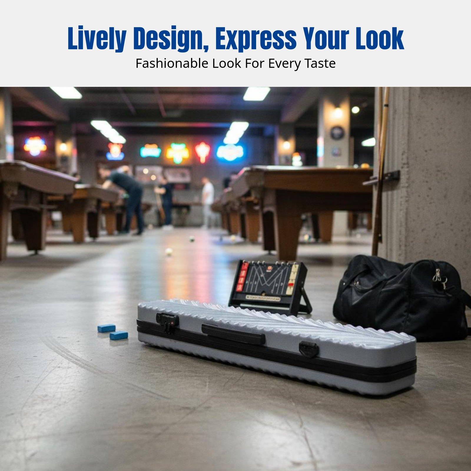 ビリヤードキューケース、大型ヘッド、1/2スプリット、コンボ - Backpack Lock Combo のレビューと価格