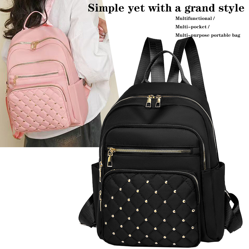 日常着用に適した柔らかい生地の女性用バックパック、サイドポケ - Mini Backpack Purse のレビューと価格