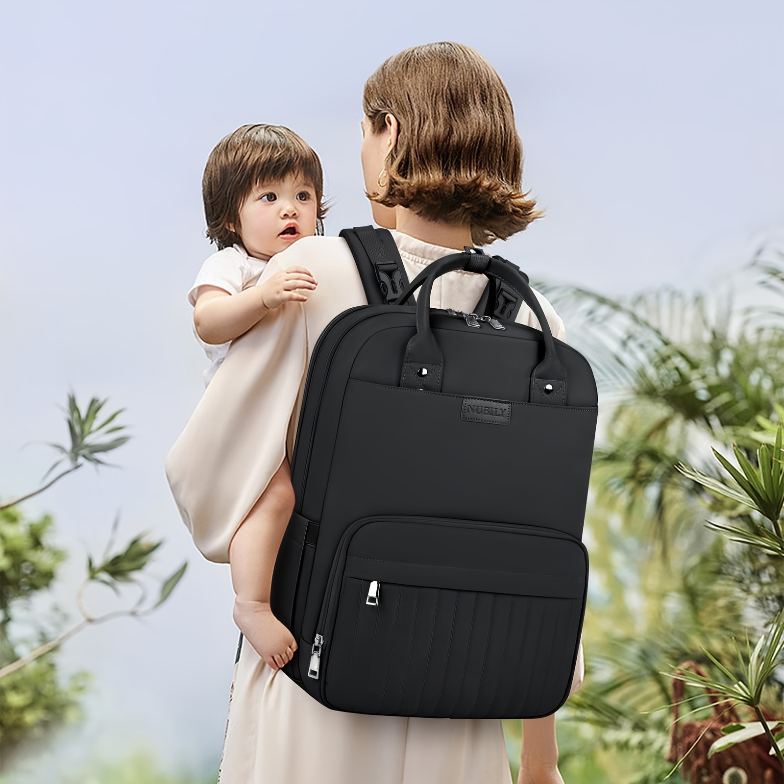 NEWHEY おむつバッグ バックパック ポータブルおむつ交 - Backpack Diaper Bag のレビューと価格