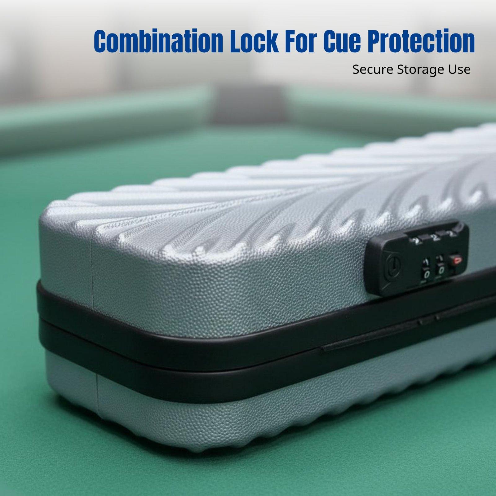 ビリヤードキューケース、大型ヘッド、1/2スプリット、コンボ - Backpack Lock Combo のレビューと価格